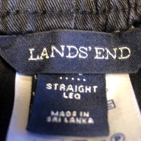 LANDS END 16P cotton/poly blend Waist 17 1/2" with POCKETS, Inseam 25 1/2" - Picture 7 of 13